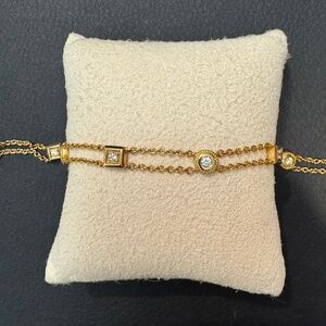 Penny Preville 18K YG and Diamond Bracelet